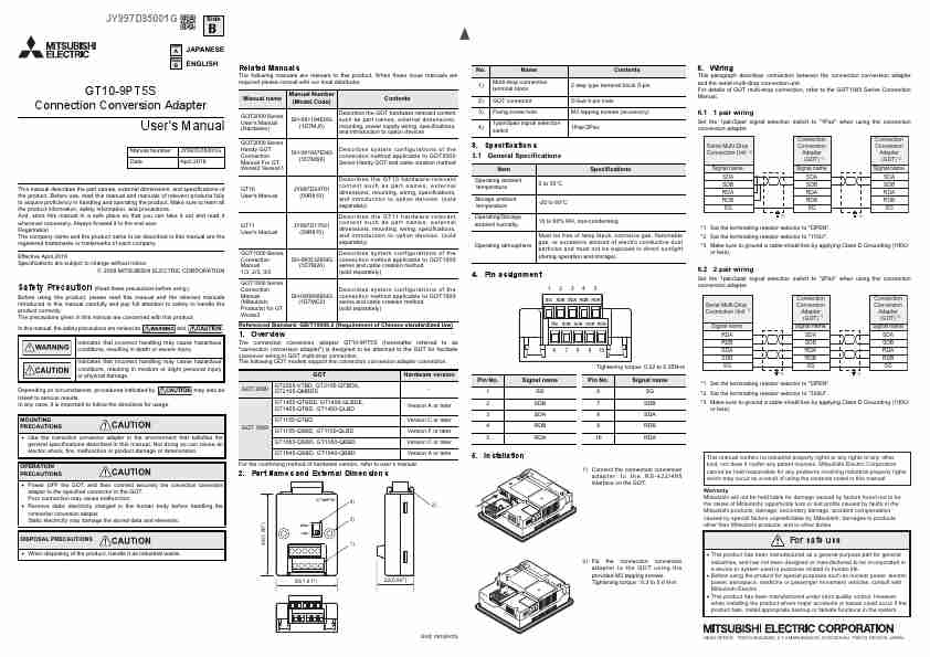 MITSUBISHI ELECTRIC GT10-9PT5S-page_pdf
